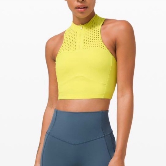 lululemon athletica Other - Lululemon Unleash Strength Bra in Yellow/Green Size 8